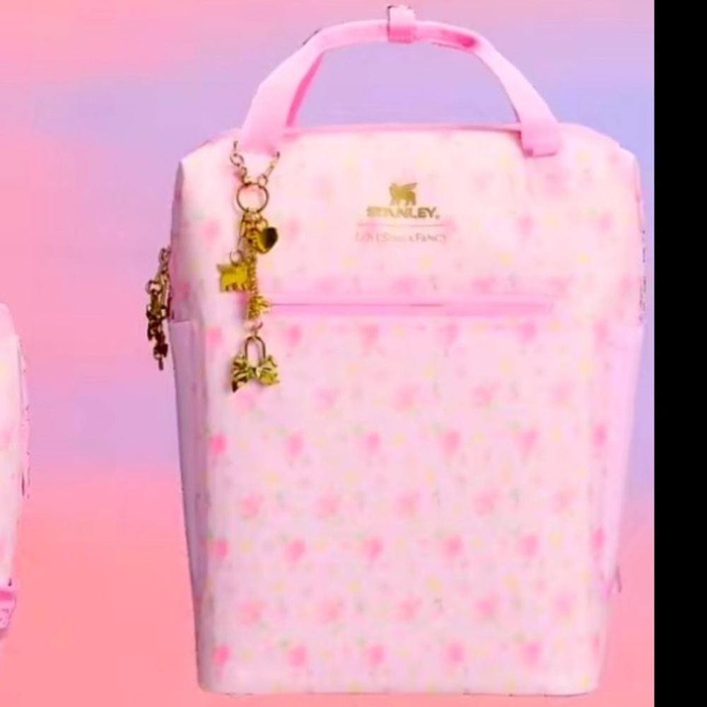 LOVESHACKFANCY X STANLEY Ibiza sunset 

madeleine backpack cooler